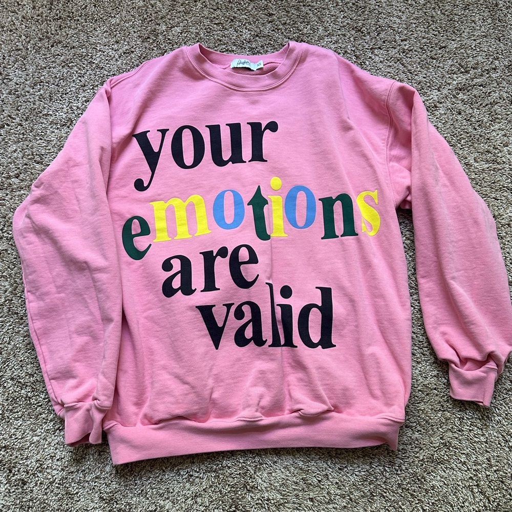 The Mayfair Group Pink Crewneck